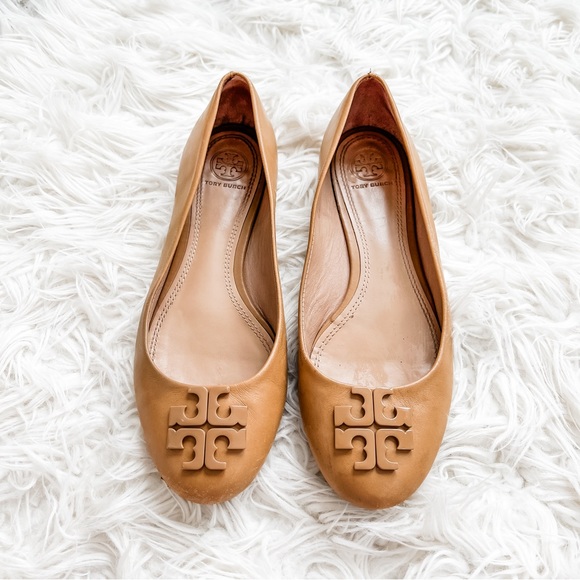 Tory Burch Shoes - Tory Burch | Lowell 2 Tan Ballet Flats